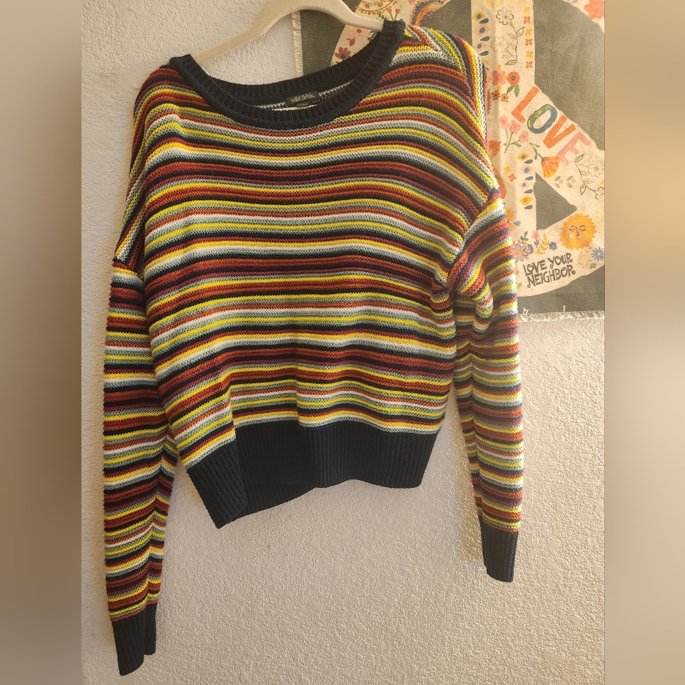Wild Fable Multicolor Striped Sweater